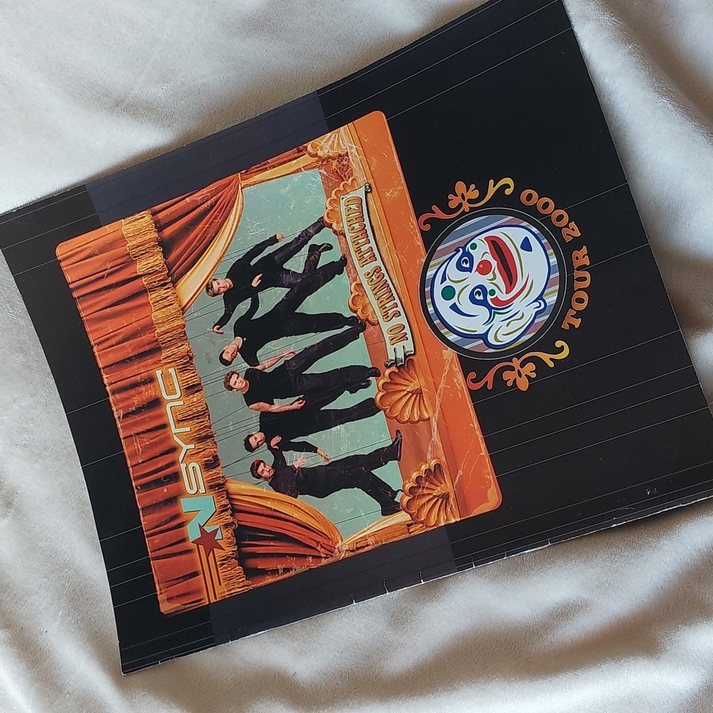 NSYNC 2000 No Strings Attached photo tour program